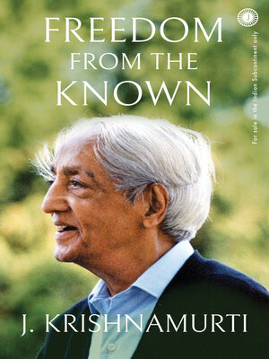 cover image of Freedom from the Known
